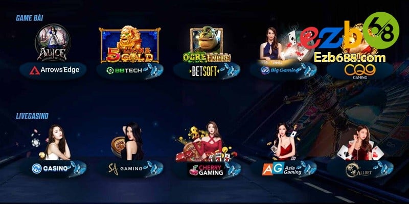 Hệ thống game casino online ezb68